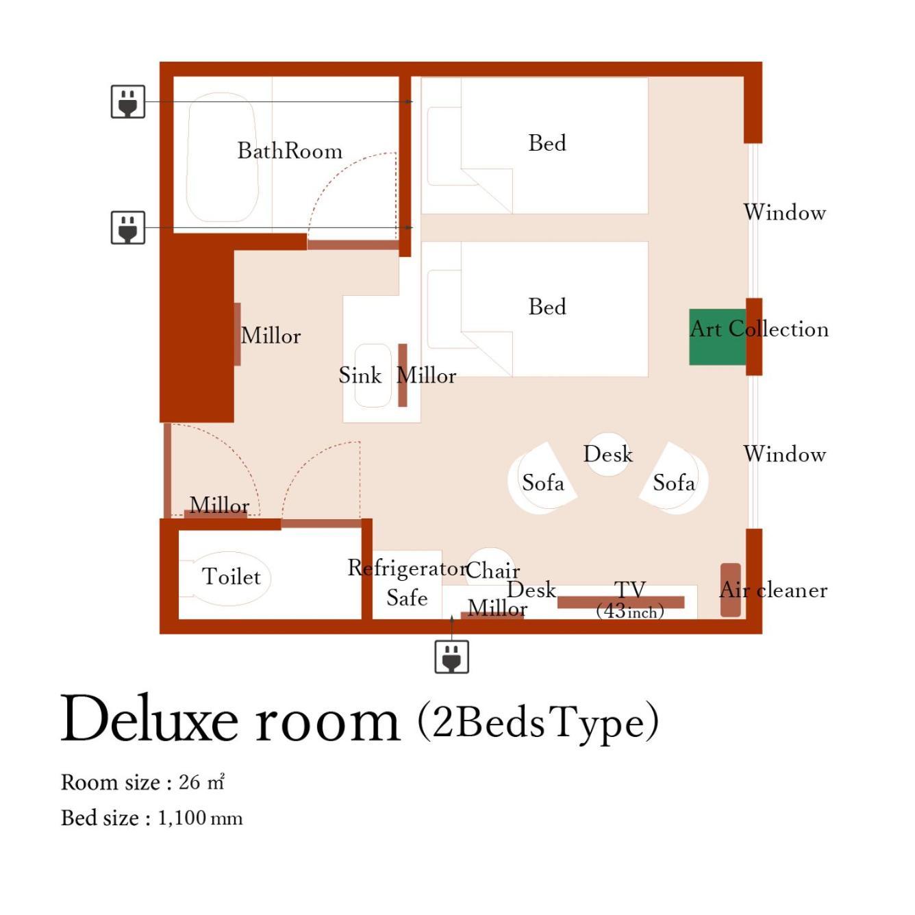 Hotel Dans Le Coeur Osaka Umeda Δωμάτιο φωτογραφία