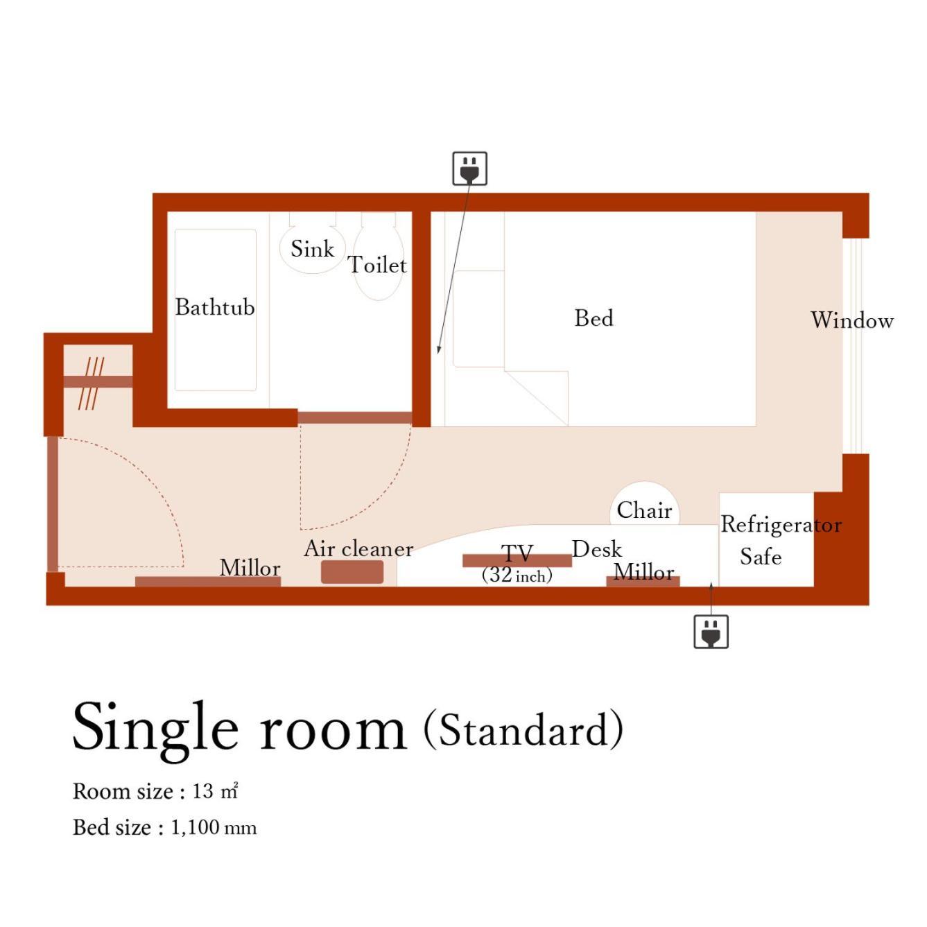Hotel Dans Le Coeur Osaka Umeda Δωμάτιο φωτογραφία